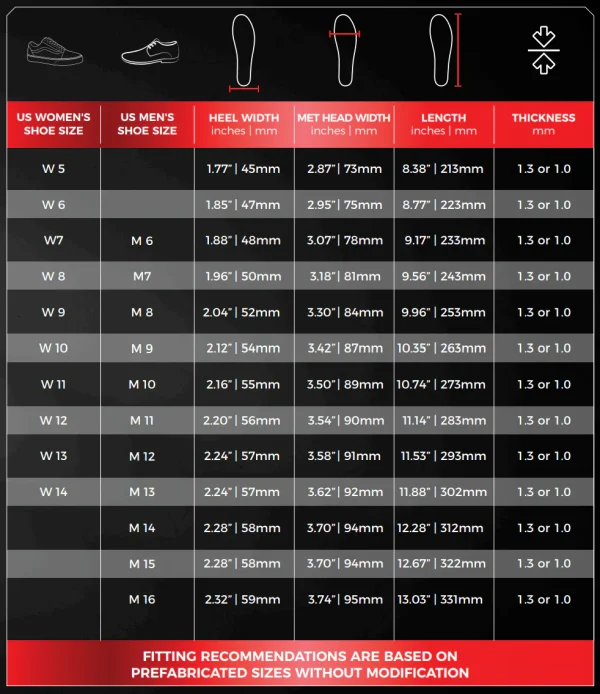 X-Glide Carbon Fiber Insoles | Rigid or Flexible
